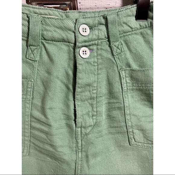 Anthropologie Pilcro Slouchy Surplus Green Shorts 26 - Picture 9 of 11